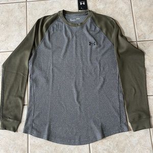 Men’s Under Armour long sleeve waffle knit t- shirt - Size M - NWT
